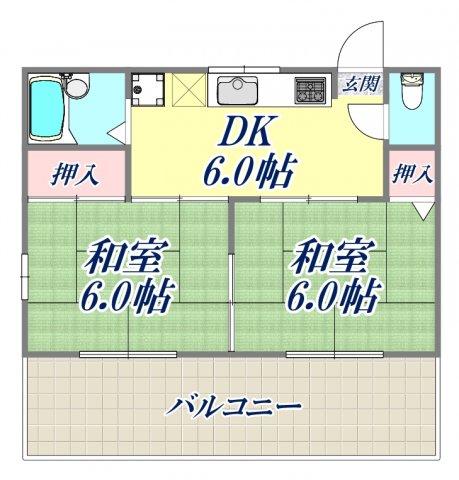 1階の間取り図