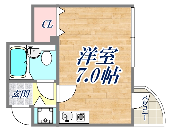 3階の間取り図