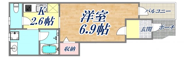 1階の間取り図