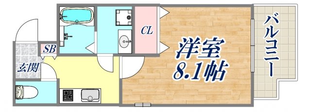 3階の間取り図