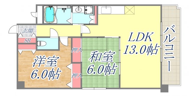 3階の間取り図