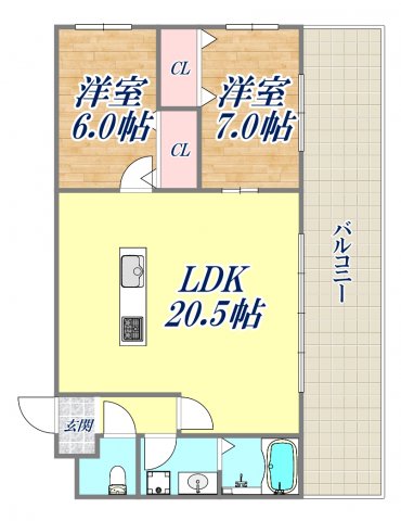 3階の間取り図