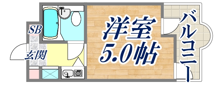 1階の間取り図