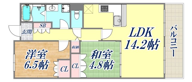 5階の間取り図