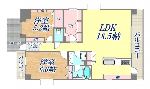 3階の間取り図