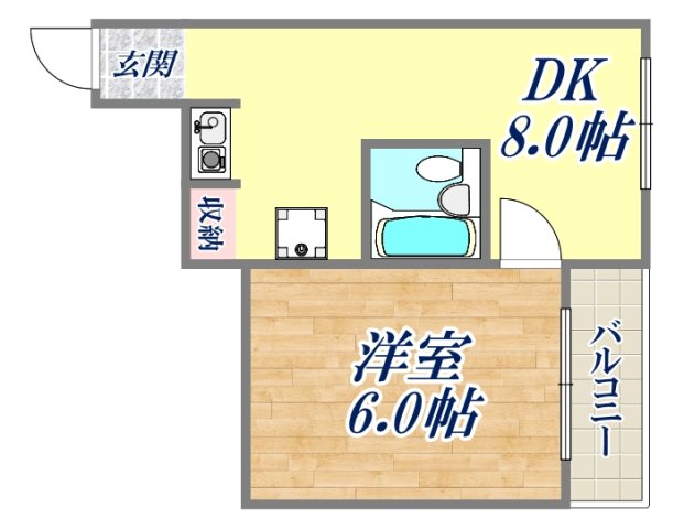 2階の間取り図