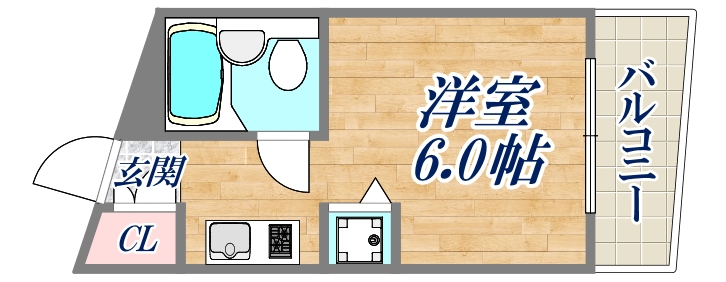 4階の間取り図