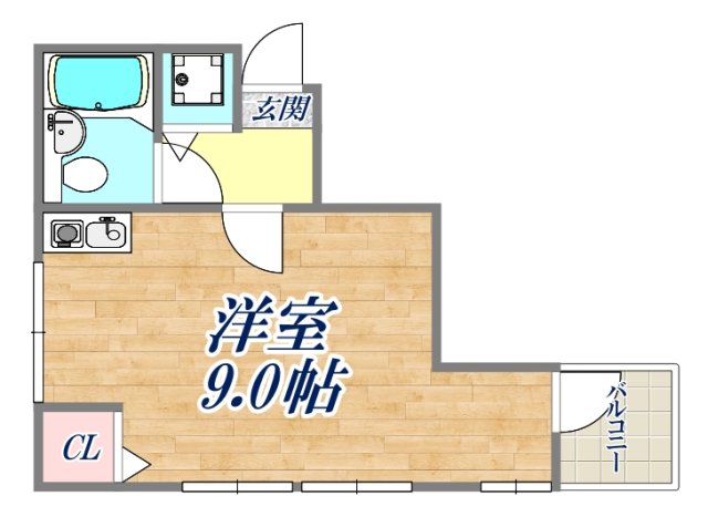 3階の間取り図