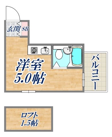 4階の間取り図