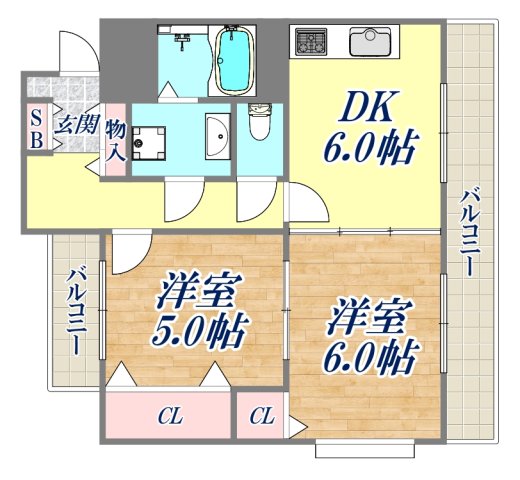 3階の間取り図