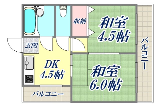 3階の間取り図