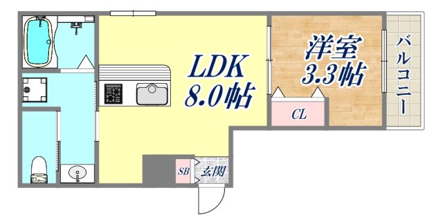 3階の間取り図