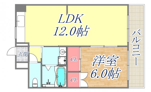 2階の間取り図