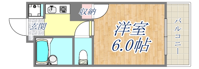 1階の間取り図