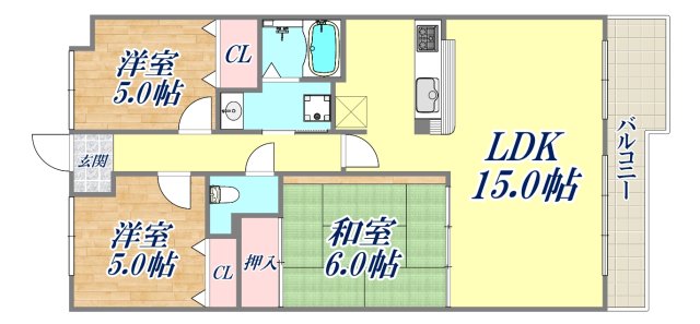 5階の間取り図