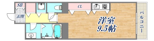 3階の間取り図