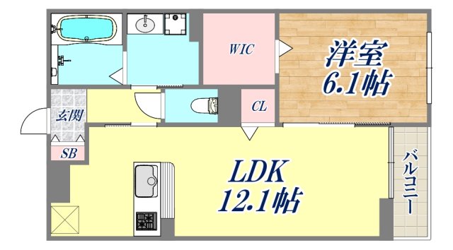 2階の間取り図
