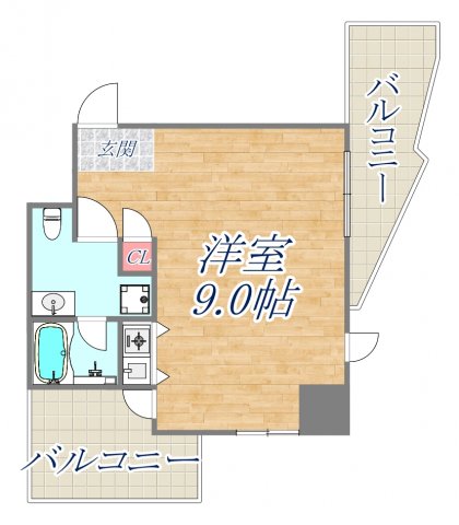 9階の間取り図