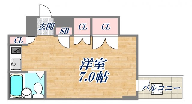 4階の間取り図