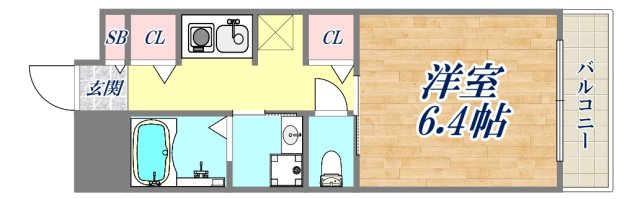 5階の間取り図