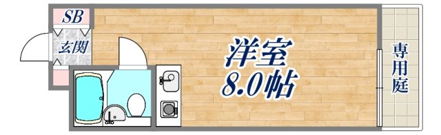 1階の間取り図