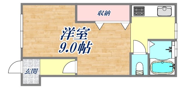3階の間取り図