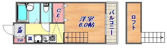 3階の間取り図