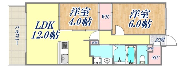 7階の間取り図