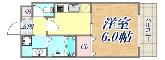 2階の間取り図