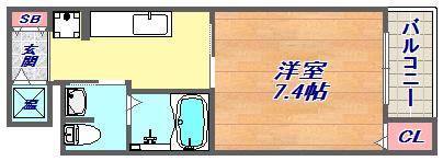4階の間取り図