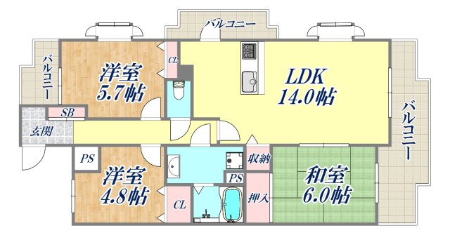 間取図