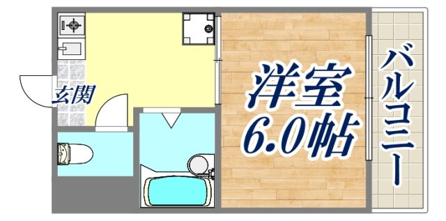 6階の間取り図