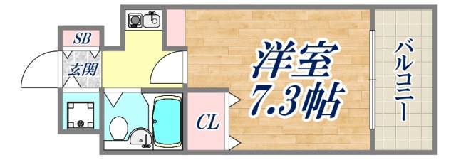 6階の間取り図