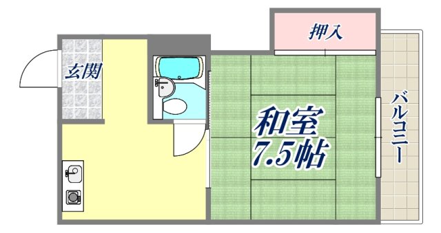 2階の間取り図