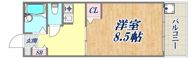 2階の間取り図