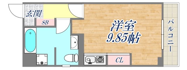 2階の間取り図