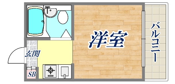 2階の間取り図
