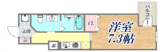 7階の間取り図