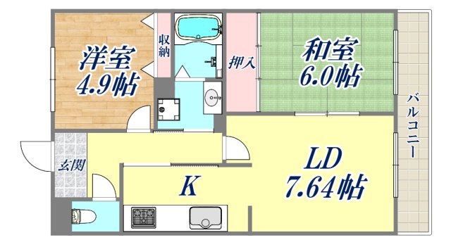 3階の間取り図