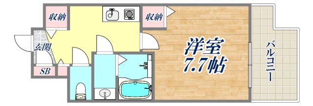 6階の間取り図