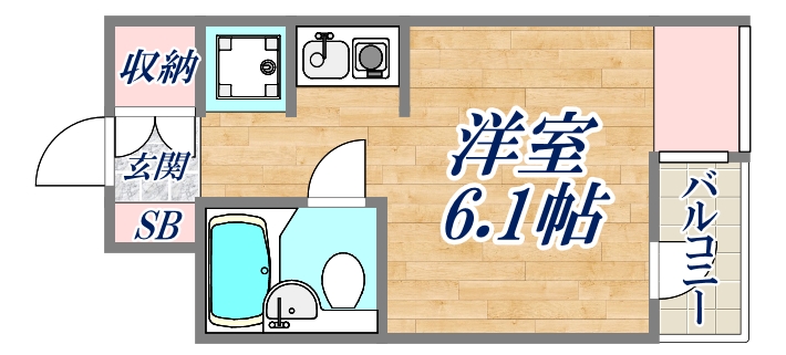 3階の間取り図