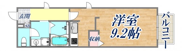 1階の間取り図