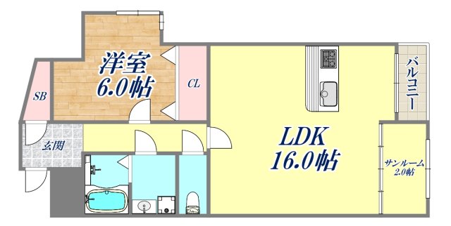 5階の間取り図