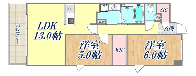 5階の間取り図