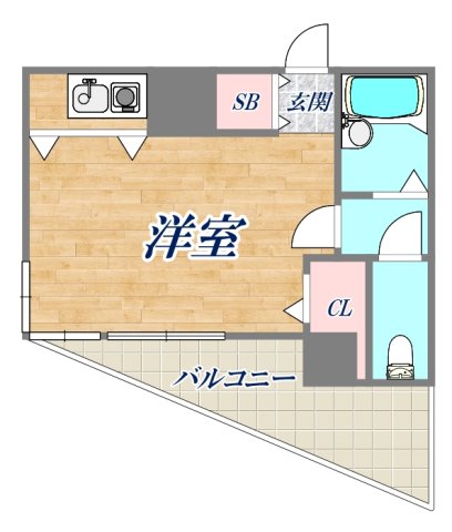 2階の間取り図