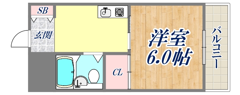 2階の間取り図