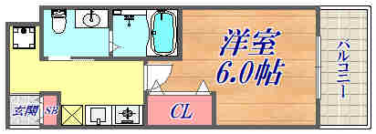 4階の間取り図