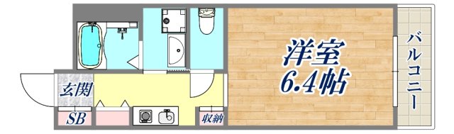 8階の間取り図