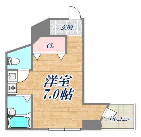 4階の間取り図