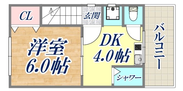 2階の間取り図